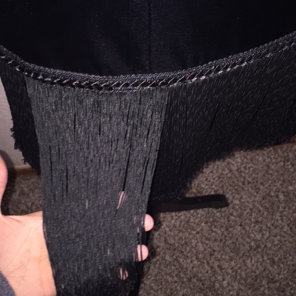 Cachè fringe black skirt - Picture 4 of 6